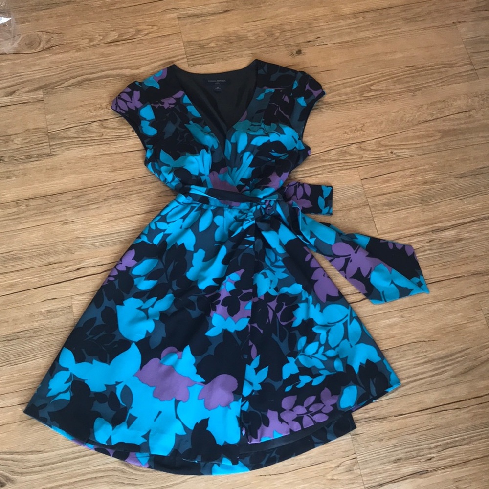 Banana Republic Floral Print Wrap Dress